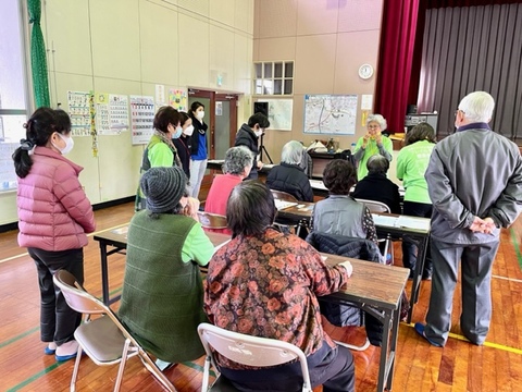 住民ボランティアによるフレイルチェック活動⑤